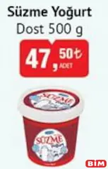 DOST SÜZME YOĞURT 500 G